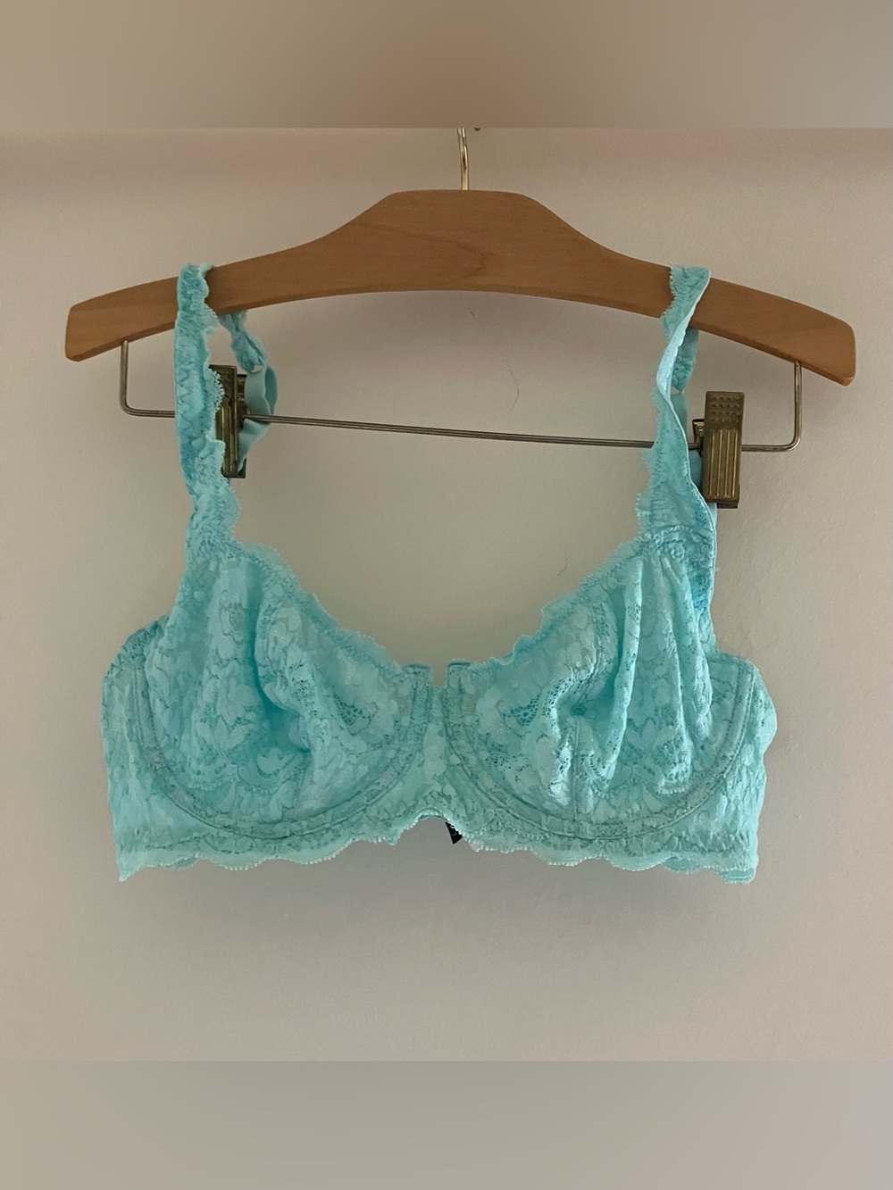 Cosabella Never Say Never balconette bra 32C seafoam green